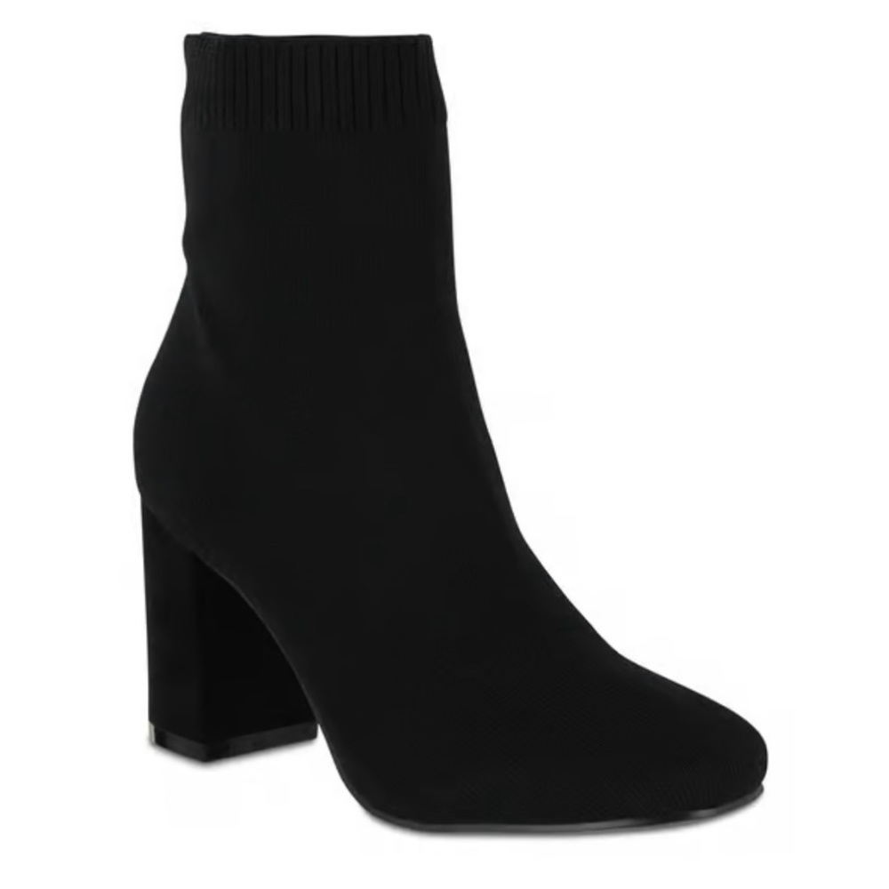 MIA Black Heeled Boots